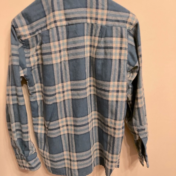 Vintage Mervyn’s brand plaid flannel button up - 1960s? - Picture 3 of 5